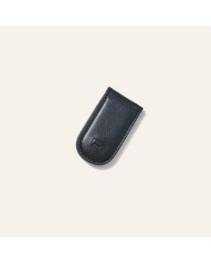 Will Leather Goods Classic Leather Money Clip - Blue