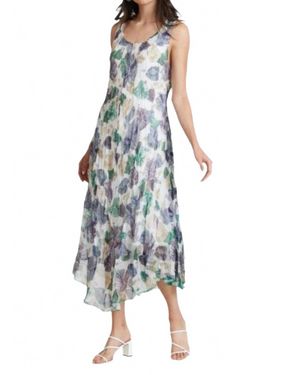 Carre Noir Maxi Dress - Blue
