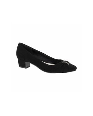 Easy Street Eloise 30-6047 Pump Slip On Block Heel Hawk2934 - Black