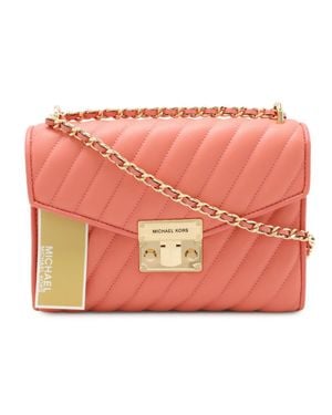 Michael Kors Vegan Leather Shoulder Bag - Pink