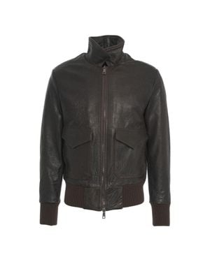 Giorgio Brato Nappa Bomber Jacket - Black