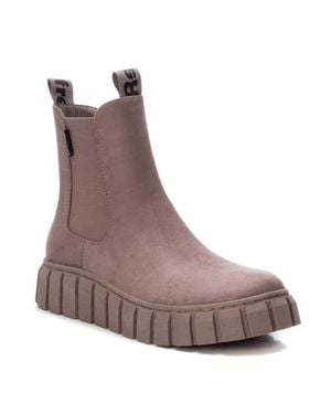 Xti Suede Booties By - Brown