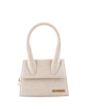 Jacquemus Le Grand Chiquito Bag Canvas - Natural