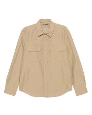 Woolrich Classic Button Up Flap Jacket - Natural