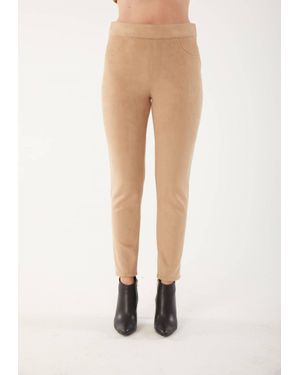 Isle Suede Pants - Natural