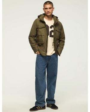 Lucky Brand M-65 Field Jacket - Blue