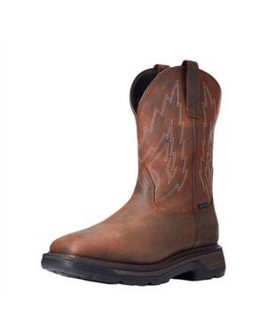 Ariat Big Rig Waterproof Work Boot - Brown