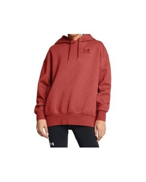 Under Armour Icon Fleece Oversized Hoodie - Red