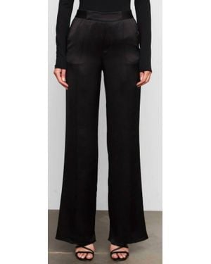 Bailey 44 Angel Hammered Satin Evening Pant - Black