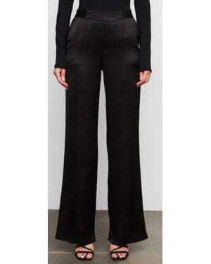 Bailey 44 Angel Hammered Satin Evening Pant - Black