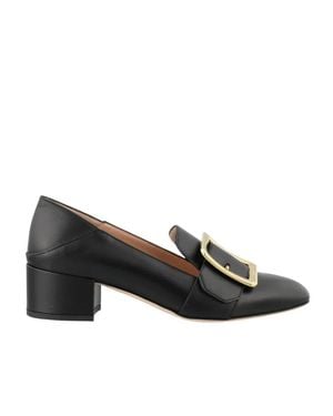 Bally Ladies Janelle Calf Leather Pumps - Black