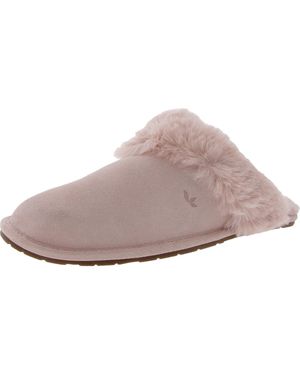 Koolaburra Milo Suede Slides Slip-On Slippers - Gray