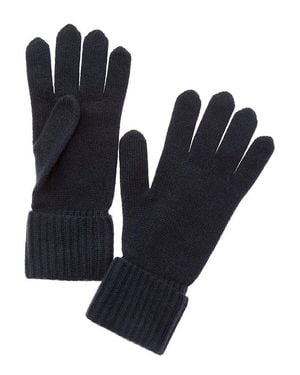 N.Peal Cashmere N. Peal Ribbed Cashmere Gloves - Blue
