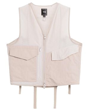 Y-3 Vest With Pockets - Natural