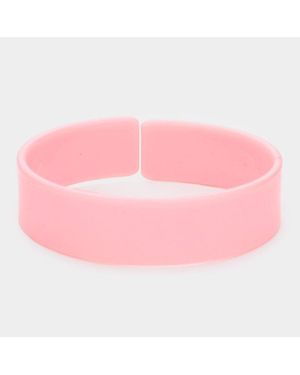 Fashnzfab Celluloid Acetate Adjustable Bracelet Light - Pink