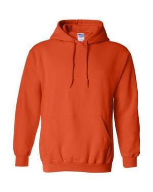 Gildan Heavy Blend Adult Hooded Sweatshirt/Hoodie - Orange