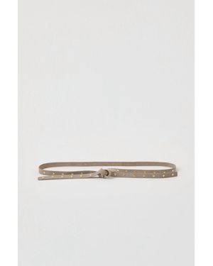 Closed Waist Belt With Rivets - Multicolor