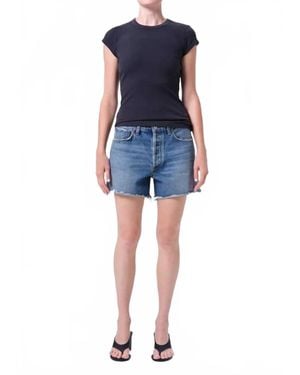 Agolde Nye Denim Short - Blue