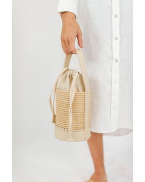Cleobella Kira Bucket Bag - Natural