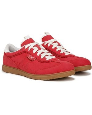Ryka Effortless Sneaker Salsa Faux Leather Lifestyle Shoes Gal1577 - Red
