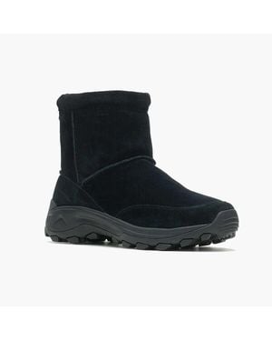 Merrell Winter J004555 Boots Leather Pull On Waterproof Tf4430 - Black