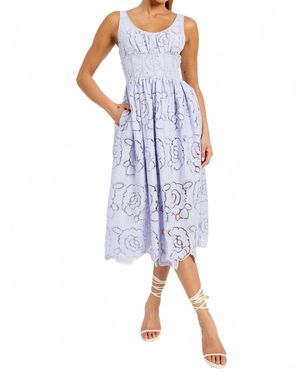 En Saison Brynlee Midi Dress - Blue
