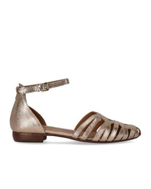 Duccio Del Duca Rose Flat Sandal - Brown