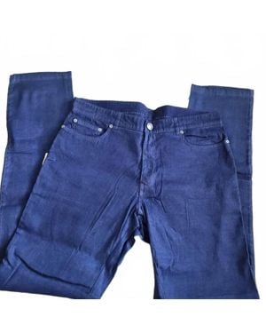 120% Lino 5 Pocket Slim-Fit Zip Pant - Blue