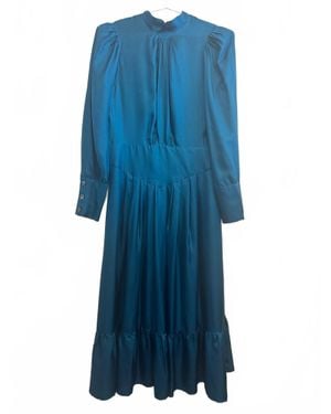 La Prestic Ouiston Princesse Midi Dress - Blue