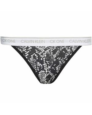 Calvin Klein Underwear Low Rise Elastic Waist Brief Ups932 - Black