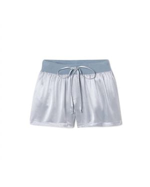 PJ Harlow Mikel Satin Boxer Short - Blue