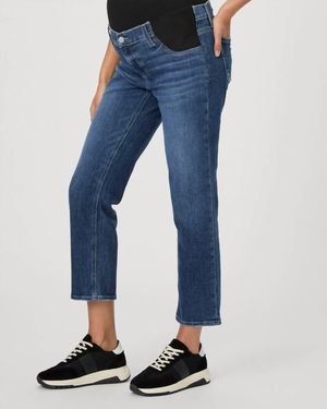 PAIGE Noella Maternity Straight Jean - Blue