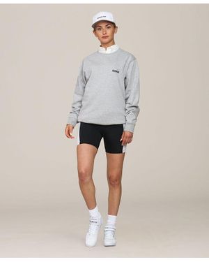 Members Only Preston Crew Neck Oversized Sweatshirt - Gray