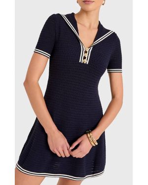Amanda Uprichard Monique Mini Dress - Blue