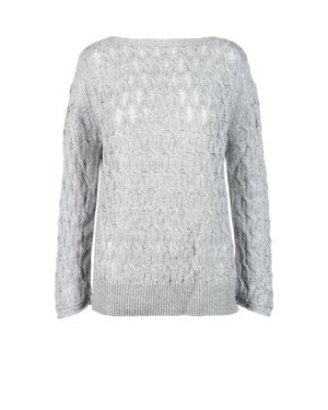 Malo Optimum Cashmere Wool Sweater - Gray