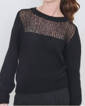 Lisa Yang Caprie Knit Sweater - Black