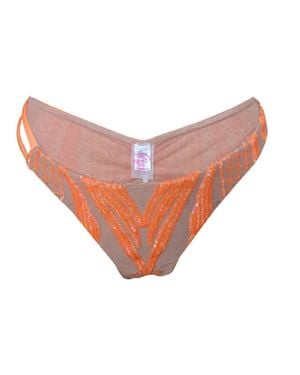 Gyv Me Body Side Hip Brazilian Bikini - White
