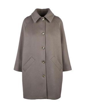 Guttha Raglan Coat - Brown