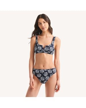 Nautica Printed Swim Top - Black