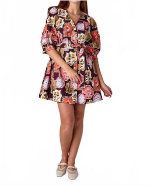 CROSBY BY MOLLIE BURCH Lennie Mini Dress - Red