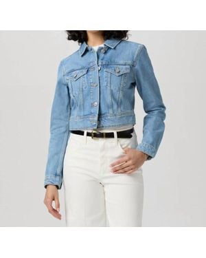 PAIGE Chantal Denim Jacket - Blue