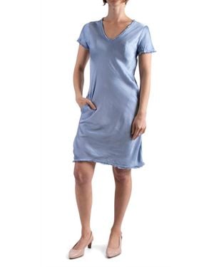 Gigi Moda Maglietta Mini Dress - Blue