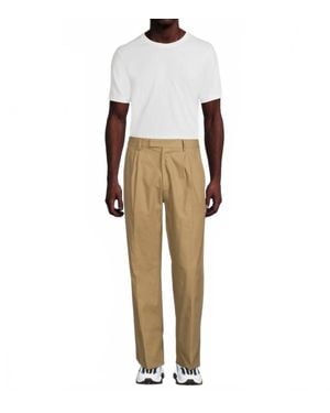 Amiri Single Pleat Relaxed Trouser - Natural
