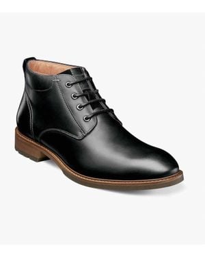 Florsheim Lodge Plain Toe Chukka Boot - Black