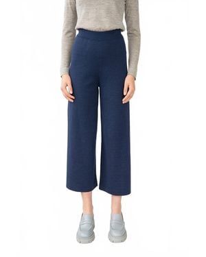 SSKEIN Wide Leg Pants - Blue