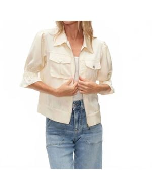 Six Fifty Anna Three Quarter Sleeve Jacket - Natural