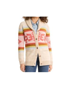Pendleton Heritage Wool Cardigan - Red