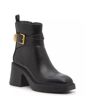 Chinese Laundry Amie Boots Block Heel Ankle Bootie Hawk2961 - Black