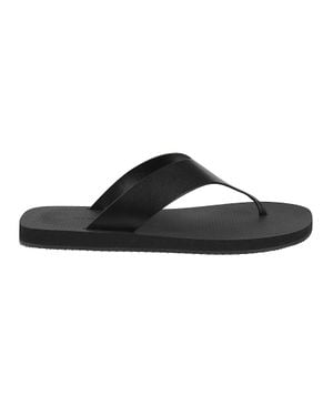 The Row Dune Classic Ginza Flat Sandals - Black