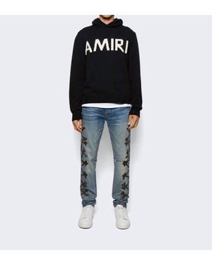Amiri Camouflage Bones Jean - Black